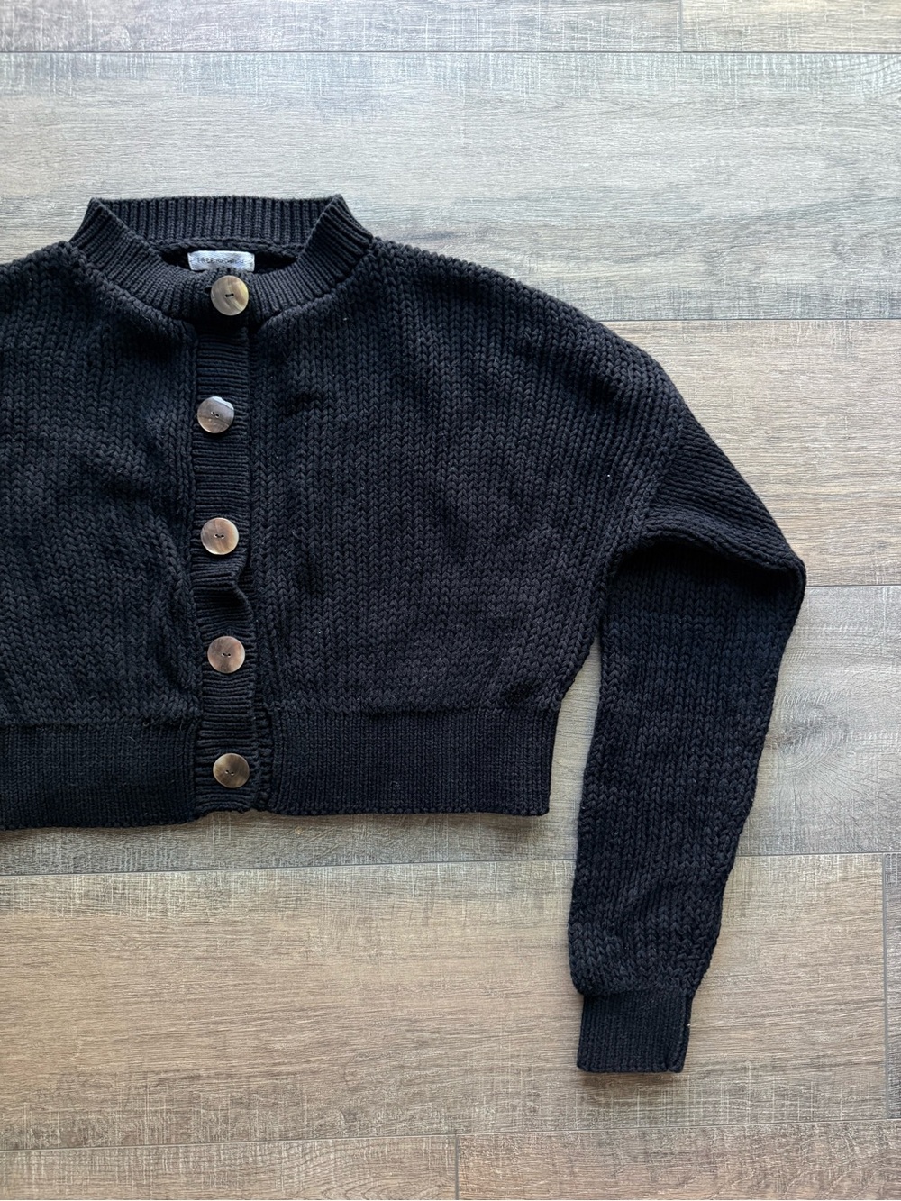FREE the Label 100% Cotton Handmade Cropped Cardigan